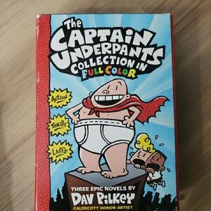 Captain Underpants Full Color 1-3 Boxed Set Read Description